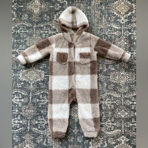 Brown and Cream Warm Bodysuit 18-24 months